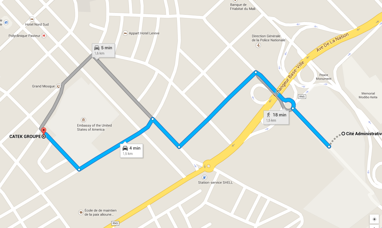 Géolocalisation de CATEK GROUPE